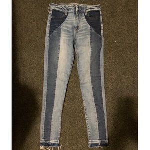 American eagle high rise crop jeggings